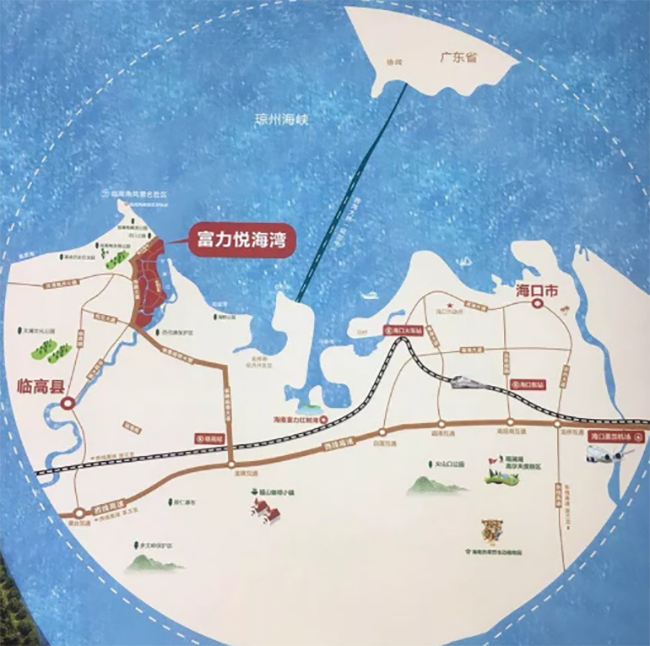 富力悦海湾区位图